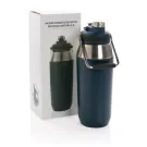 1L Vakuum StainlessSteel Flasche mit Dual-Deckel-Funktion