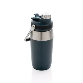 Botella al vacío de acero inoxidable con tapa doble función