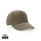 Impact 5panel 280gr Recycled cotton cap with AWARE™ tracer