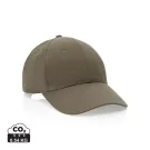 Casquette 6 panneaux en coton recyclé 190gr IMPACT