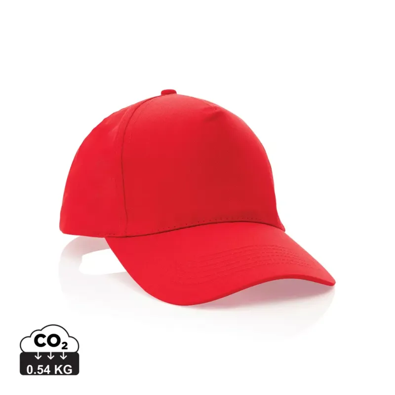 Impact 5 panel 190gr Recycled cotton cap with AWARE™ tracer