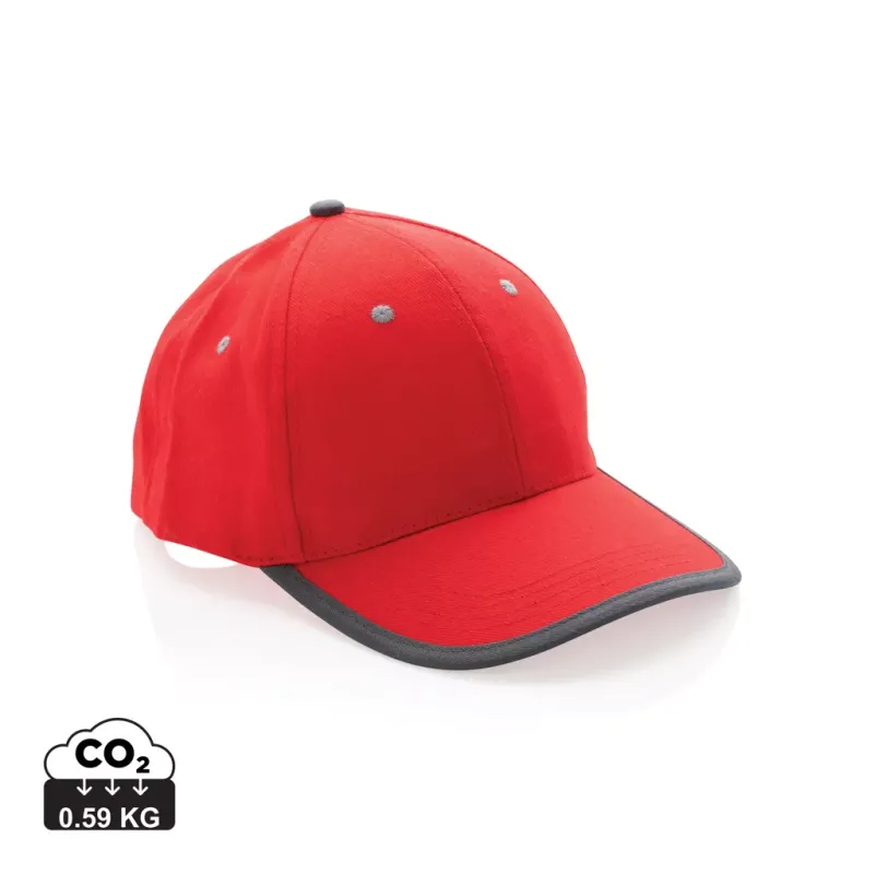 Gorra de 6 paneles de algodón cepillado 280gr Impact AWARE ™
