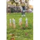 Juego de bolos de madera