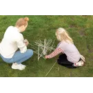 Jeu de mikado géant en bambou