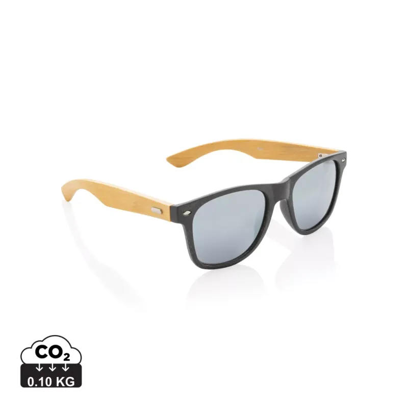 Gafas de sol de paja y bambú de trigo