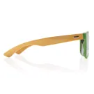 Gafas de sol de plástico reciclado bambú y RCS