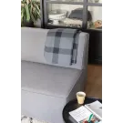 Plaid doux à carreaux