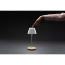 Pure Glow USB-Tischleuchte aus RCS recyceltem Kunststoff