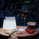 Luce USB ricaricabile SolarGlow in plastica riciclata RCS