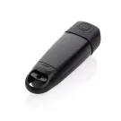 Torche rechargeable par USB avec manivelle en plastique RCS