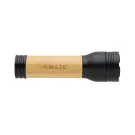 Torcia 1W Lucid plastica riciclata certificata RCS e bambù