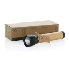 Torcia 5W Lucid in plastica riciclata RCS e bambù