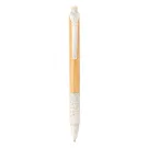 Stylo en bambou et fibre de paille
