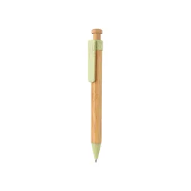 Penna in bambù con clip in fibra di grano
