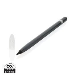 Aluminum inkless pen with eraser