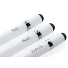 Tintenloser Stift aus Aluminium mit Radiergummi