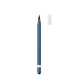 Penna senza inchiostro in alluminio con gomma