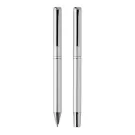Set bolígrafos Cedar aluminio reciclado RCS Swiss Peak