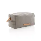 Canvas toiletry bag PVC free