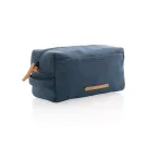 Canvas toiletry bag PVC free