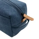 Canvas toiletry bag PVC free