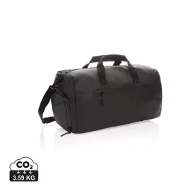 Bolsa Fashion de fin de semana negra sin PVC