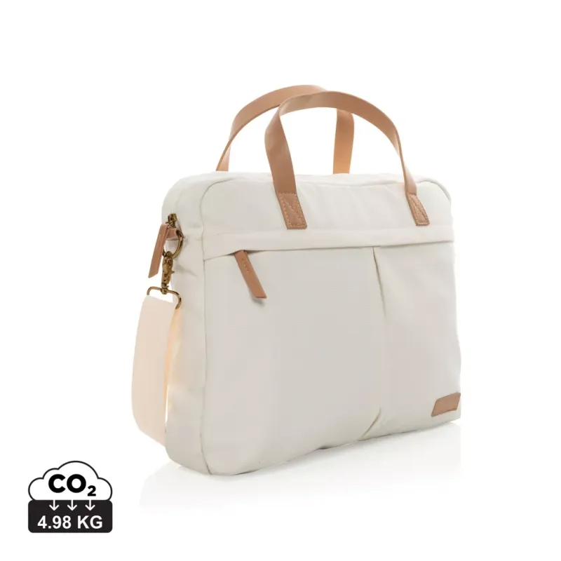 Maletín para portátil de lona reciclada Impact AWARE™ 16oz.