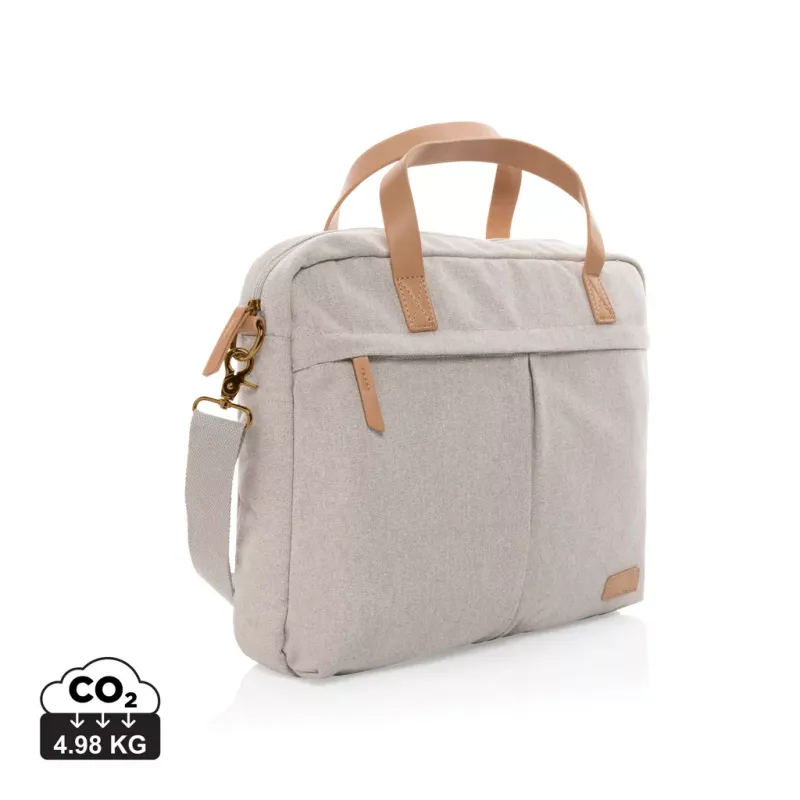 Borsa porta PC in canvas riciclato 16 once Impact AWARE™