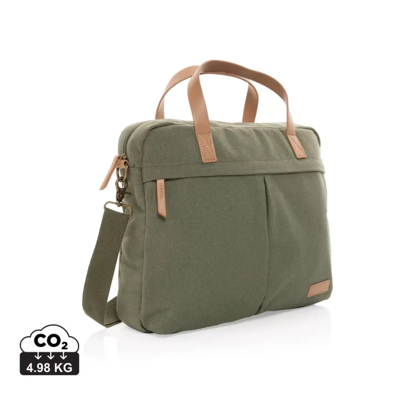Borsa porta PC in canvas riciclato 16 once Impact AWARE™