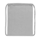 Impact AWARE™ recycled cotton drawstring backpack 145g