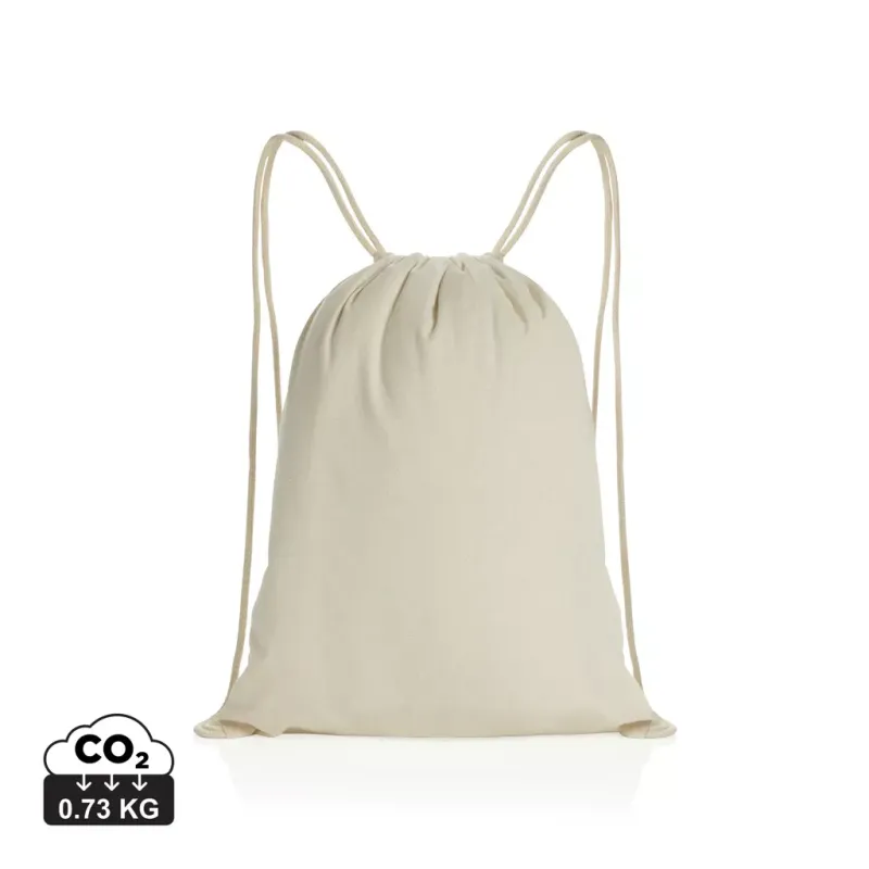 Sac à dos cordelettes en coton recyclé 145 gr Impact AWARE™