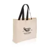 Shopper grande in canvas riciclato 240 gm2 non tinto Impact