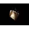 Shopper grande in canvas riciclato 240 gm2 non tinto Impact