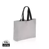 Shopper grande in canvas riciclato 240 gm2 non tinto Impact