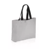 Shopper grande in canvas riciclato 240 gm2 non tinto Impact