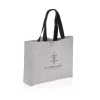 Shopper grande in canvas riciclato 240 gm2 non tinto Impact
