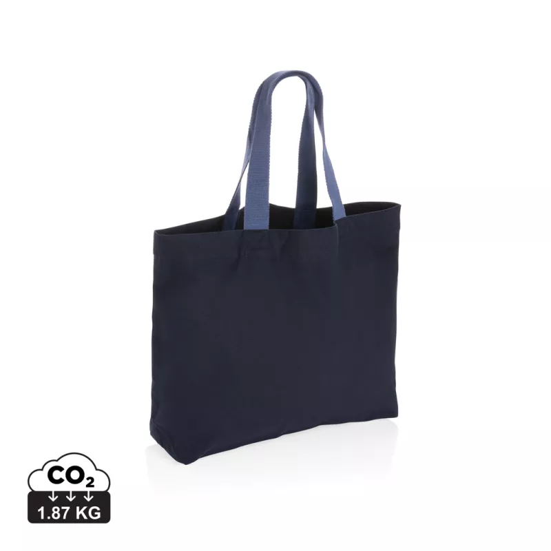 Shopper grande in canvas riciclato 240 gm2 non tinto Impact