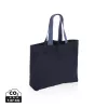 Shopper grande in canvas riciclato 240 gm2 non tinto Impact