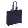 Shopper grande in canvas riciclato 240 gm2 non tinto Impact