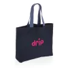 Shopper grande in canvas riciclato 240 gm2 non tinto Impact