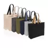 Shopper grande in canvas riciclato 240 gm2 non tinto Impact
