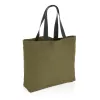 Shopper grande in canvas riciclato 240 gm2 non tinto Impact