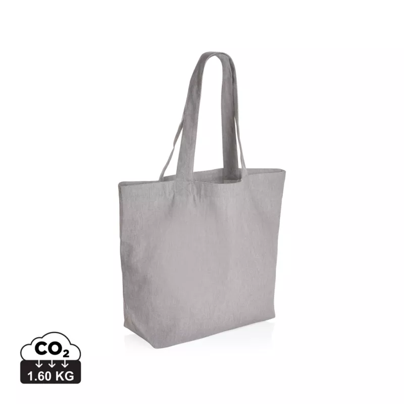 Impact Aware™ 240 gsm rcanvas shopper w/pocket undyed