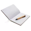 Set penna e taccuino A5 in bambù