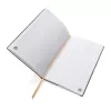 A5 recycled leather notebook