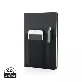 A5 Deluxe notebook with smart pockets