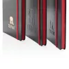Deluxe Hardcover A5 Notizbuch mit coloriertem Beschnitt