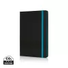 Deluxe hardcover A5 notebook with coloured side