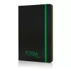 Deluxe hardcover A5 notebook with coloured side