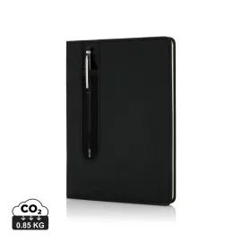 Carnet A5 à couverture rigide en PU avec Stylo tactile